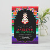 Einladung zu einem Geburtstag von Fiesta (Stehend Vorderseite)