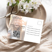 Einladung zu einem Graduate Gold Script-Fotovorlag Postkarte