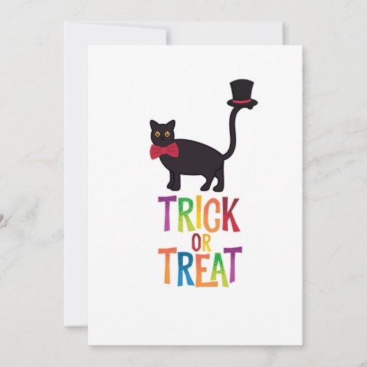 Einladung zu einem Halloween-Party (Vorderseite)