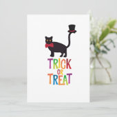 Einladung zu einem Halloween-Party (Stehend Vorderseite)