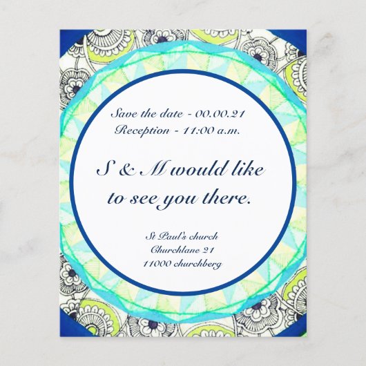 Einladung zu einem Haushalt (Vorderseite)