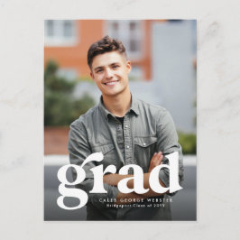 Einladung zu einem kühlen Grad vertikalen Foto Postkarte