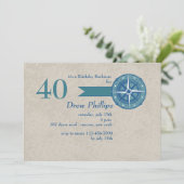 Einladung zu einem nautischen Abenteuer (Stehend Vorderseite)