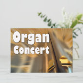 Einladung zu einem Orgelkonzert - Sydney Pipes (Stehend Vorderseite)