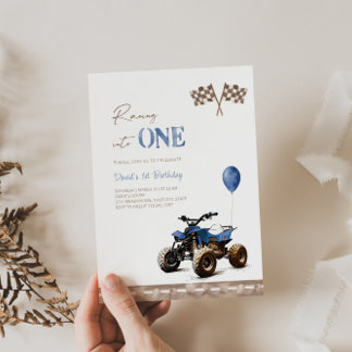 Einladung zu einem Quad Bike zum Geburtstag