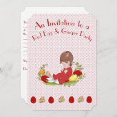 Einladung zu einem Red Egg & Ginger Party (Vorne/Hinten)