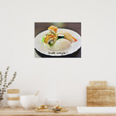 Einladung zu einem romantischen Abendessen Poster (Küche)