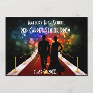 Einladung zu einem roten Teppich oder einer Verans