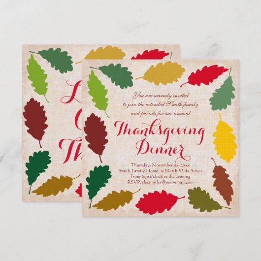 Einladung zu einem traditionellen (Vorne/Hinten)