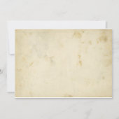 Einladung zu einem Vintagen Unterhaltungsprogramm (Rückseite)