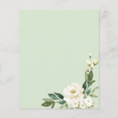 Einladung zu einem virtuellen Brautparty (Rückseite)