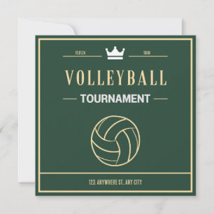 Einladung zu einem Volleyballturnier oder -event