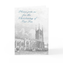 Einladung zu einem Weihnachten für einen Jungen.