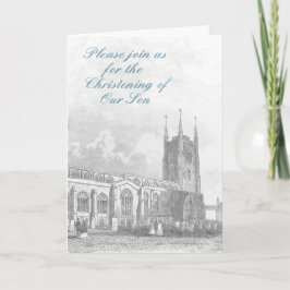 Einladung zu einem Weihnachten für einen Jungen.