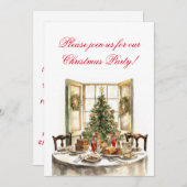 EINLADUNG ZU EINEM WEIHNACHTSMITTEL-PARTY (Vorne/Hinten)