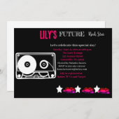 Einladung zu einem zukünftigen Rocker Baby Shower (Vorne/Hinten)