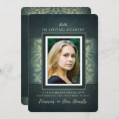 Einladung zu einer aquamarin- und Goldlohnung (Vorne/Hinten)