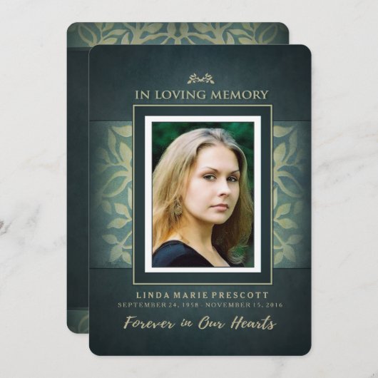 Einladung zu einer aquamarin- und Goldlohnung (Vorne/Hinten)