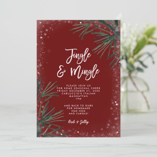 Einladung zu einer einzigen Feier (Stehend Vorderseite)