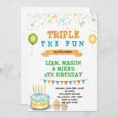 Einladung zu einer Geburtstagsfeier (Vorne/Hinten)