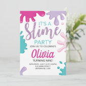 Einladung zu einer Geburtstagsfeier (Stehend Vorderseite)