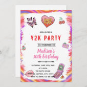 Einladung zu einer Geburtstagsfeier (Vorne/Hinten)