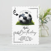 Einladung zu einer Geburtstagsfeier (Stehend Vorderseite)