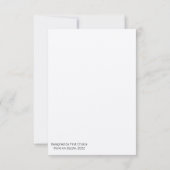 Einladung zu einer Geburtstagsparty (Rückseite)