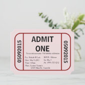 Einladung zu einer Geburtstagsparty (Stehend Vorderseite)