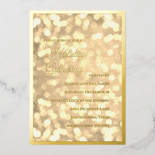 Einladung zu einer Glühwein-Feier (Vorderseite)