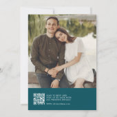 Einladung zu einer handgeschriebenen Hochzeit von  (Rückseite)