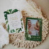 Einladung zu einer Hochzeit am tropischen Strand