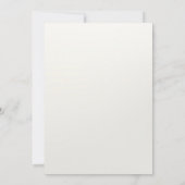 Einladung zu einer Hochzeit in einem eleganten wei (Rückseite)