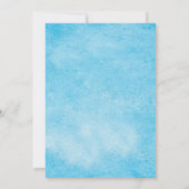 Einladung zu einer Hochzeitsfeier mit Meeresfrücht (Rückseite)