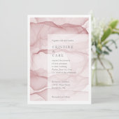 Einladung zu einer leichten Hochzeit (Stehend Vorderseite)