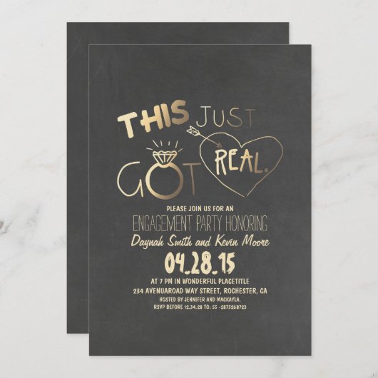 Einladung zu einer lustigen Begegnungsfeier Dies G (Vorne/Hinten)