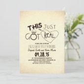 Einladung zu einer lustigen Begegnungsfeier Dies G (Stehend Vorderseite)