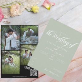 Einladung zu einer Minimalskripthochzeit