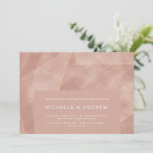 Einladung zu einer modernen Goldlobby (Stehend Vorderseite)