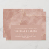 Einladung zu einer modernen Goldlobby (Vorne/Hinten)