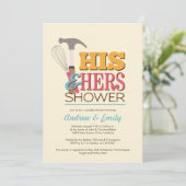 Einladung zu einer praktischen Dusche (Stehend Vorderseite)