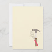 Einladung zu einer praktischen Dusche (Rückseite)