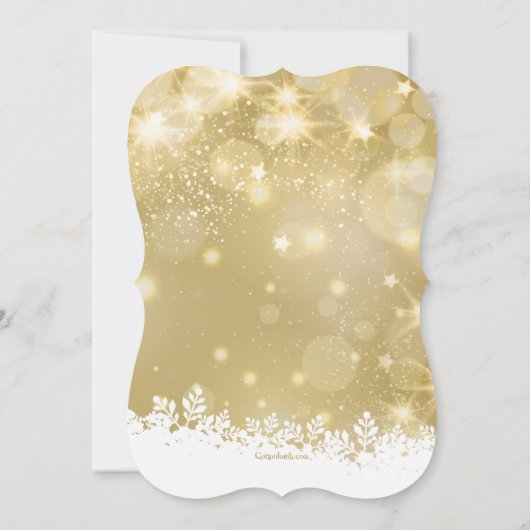 Einladung zu einer schimmernden Feier (Rückseite)