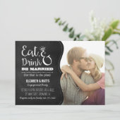 Einladung zu einer Verheirateten Gesprächspartners (Stehend Vorderseite)