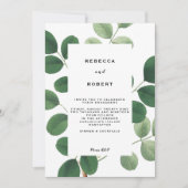 Einladung zu einer Vintagen Grünanlage (Vorderseite)