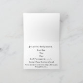 Einladung zu einer Wiedersehen (Innenseite)