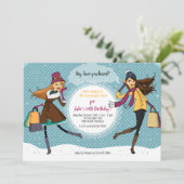 Einladung zu Einkaufszwecken (Stehend Vorderseite)