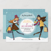 Einladung zu Einkaufszwecken (Vorne/Hinten)