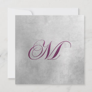 Einladung zu Elegant Monogram