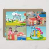 Einladung zu Fahrten und Soaker-Foto (Vorne/Hinten)